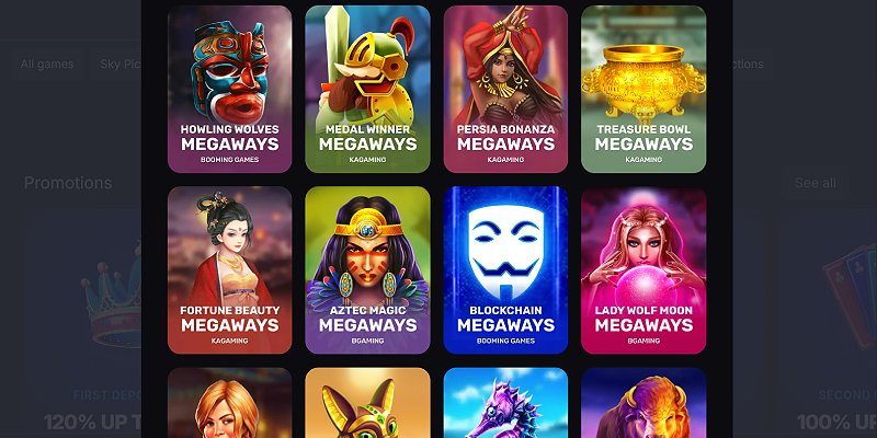 Megaways titles pay across a variable number of ways each spin rather than a fixed set of paylines.